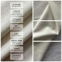 Tela de Punto Jersey Sencillo de Algodón Supima 200gsm OEKO-TEX BCI en Stock, Suave para Camisetas, Venta al Por Mayor