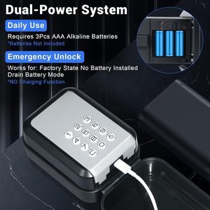 Ajf App Kiểm Soát Pin Mở Khóa Thông Minh Key Lockbox Treo Tường Ngoài Trời An Ninh An Toàn Cho Từ Xa Truy Cập Chia Sẻ Bạn Bè - Product Image 6