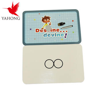 Estudiante <span class=keywords><strong>2</strong></span> en 1 Reutilizable Hablar Idioma Escritura a mano Tarjetas Flash Juguete de aprendizaje con palabras a la vista Limpiar Tarjetas Flash para niños - Product Image 2