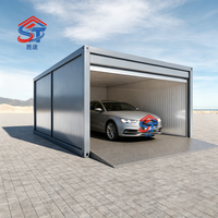 Maison préfabriquée, maison modulaire en conteneur, maison pliable en conteneur, garage de stockage
