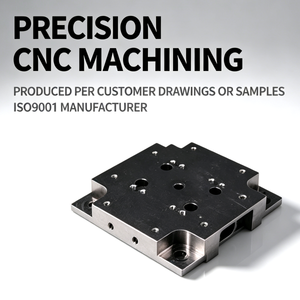 Bloc de contrôle de fluides en aluminium anodisé noir sur mesure, usiné avec précision par CNC, plaque de montage à cavité profonde - Product Image 1