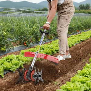 Cortadora de Césped de Gasolina de 2 Tiempos, Pequeña y Práctica, con Desbrozadora Lateral, Cultivador Doméstico, Motocultor 90-120, Venta al Por Mayor - Product Image 3