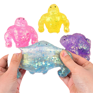 JO Mini Stretchy <b>Monkey</b> Squishy <b>Toy</b> for Unisex Fidget Stress Relief Squeeze Ball Custom Sizes TPR Material 14 Years & up - Product Image 1