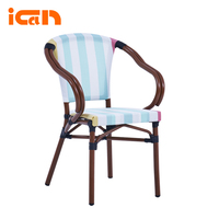 Nouvelle chaise de villa Teslin, mobilier de loisirs, fauteuils de restaurant Teslin, chaises empilables pour terrasse et patio, chaises de café