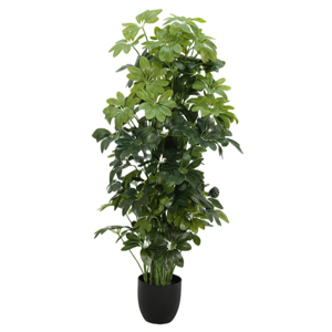 Sombrilla Artificial de simulación para interior, árbol decorativo de 150CM, 5 pies, <span class=keywords><strong>Arboricola</strong></span> - Product Image 4