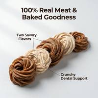 Biscuits pour chiens en forme de rose, saveur poulet et fromage, riches en protéines, en gros, OEM, pour artisans, friandises saines cuites au four, certifiées BRC, marque privée