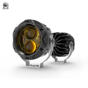 Hi/lo Doppelobjektiv Hochwasserscheinwerfer 40 W Mini 3 Zoll Led-Fahrlicht Scheinwerfer für Lkw Atv Motorrad