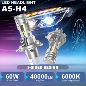 Sistema de Iluminación Automotriz Xenplus A5 60W 6000K, Bombilla LED H4 de Tamaño Mini 1:1, la Más Brillante, Luz Alta y Baja para Autos y Motocicletas - Product Image 2