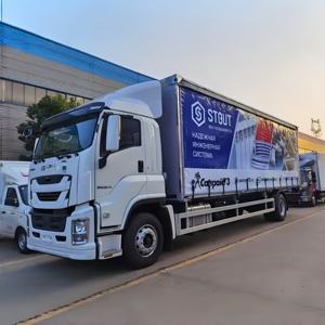 Venta Directa de Fábrica, <span class=keywords><strong>Camión</strong></span> Personalizable de 10 Toneladas con Lona de PVC para Giga 4X2, Furgoneta con Cortina Lateral, Euro 5, Cummins - Product Image 4