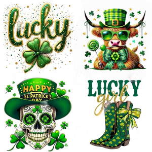 Vente flash : Autocollants thermocollants lavables en plastisol, motif Happy Go Lucky, pour t-shirt, pour la Saint-<span class=keywords><strong>Patrick</strong></span> - Product Image 5