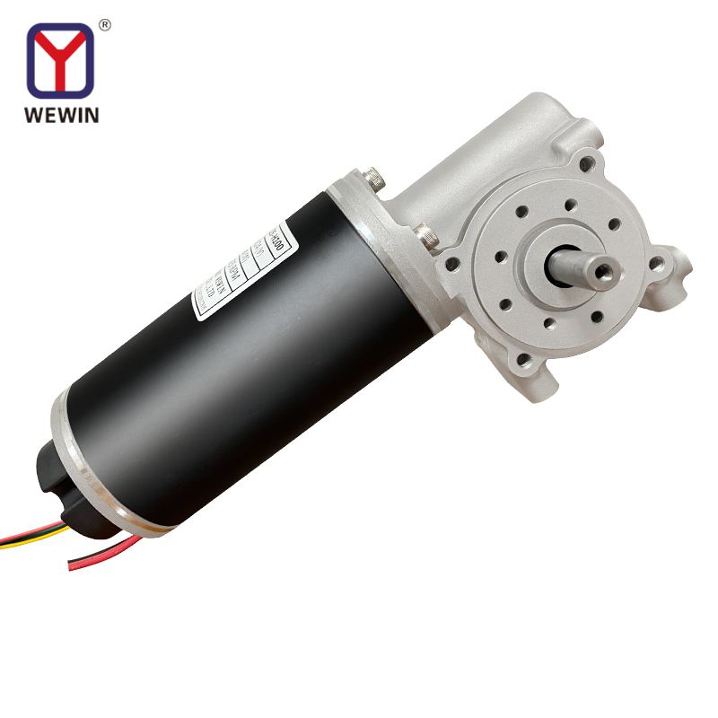 DC 12V Worm Gear Motor, Reversible High Torque Turbo Worm Gear Box Reduction Electric Motor Encoder 10rpm