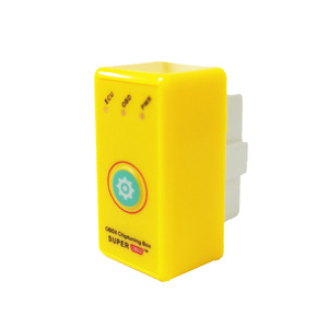 <b>Super</b> OBD2 OBDII Chiptuning Box Yellow Car Diagnostic Tool Power Upgrade Fuel <b>Saving</b> - Product Image 1