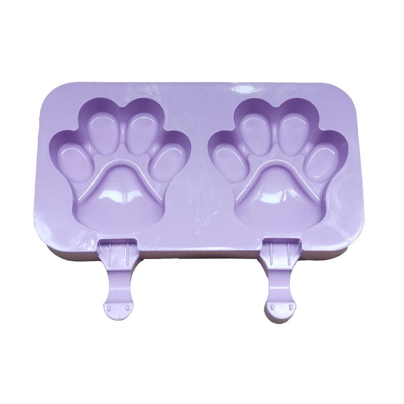 2 even purple bear paw seal