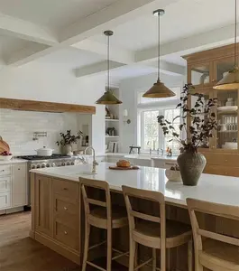 2024 yeni varış amerikan özel Modern modüler ev mutfak mobilyası hızlı teslimat lavabo menteşe musluk özel mutfak dolabı