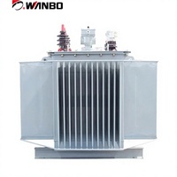 Transformateur de distribution d'énergie à faible perte et haute efficacité Wanbo-186, unité fiable sans entretien pour les postes de transformation industriels
