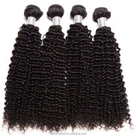 Extensions de Cheveux Humains Naturels 100% Non Traités, Bouclés Kinky, Ondulés Profonds, en Gros, 12A, 10-20''