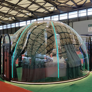 منزل كامل شفاف ، أفضل قبة PC للتألق في الهواء الطلق للفنادق والمخيمات تصميم حديث - Product Image 4