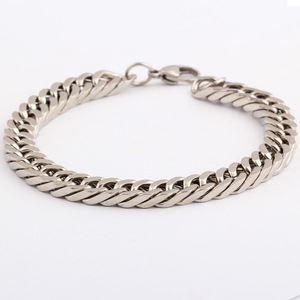 Pulsera Cubana de Acero de Titanio de 9 mm, Estilo Urbano para Hombre, Joyería Hip Hop - Product Image 2