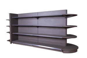 Kệ Đầu Tròn Tùy Chỉnh Kệ Trưng Bày Bằng Kim Loại Với Kệ Gondola Tiêu Đề Nửa Vòng - Product Image 6