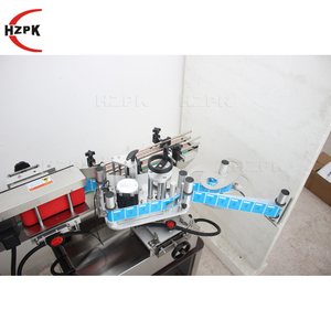 HZPK Machine de pose d'étiquettes cylindriques autocollantes pour bouteilles rondes de jus et d'eau, industrielle, de table, automatique – Fabricant - Product Image 3