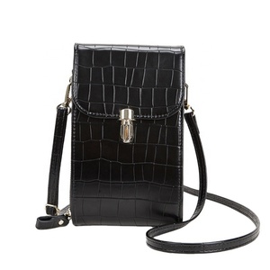 Fashionable Eco-Friendly PU Single Shoulder Mini Crossbody Messenger Bag Handbag for Men Women iPhone 14 Compatibility Lady - Product Image 1