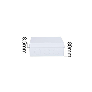 200x155x80mm Square <b>Waterproof</b> Junction <b>Box</b> IP65 Pre-drilled Hole Version with 10 Rubber Plugs ABS Outdoor <b>Electrical</b> <b>Box</b> - Product Image 3