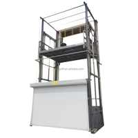 Elevador de Carga Vertical Hidráulico Eléctrico con Control Remoto Personalizado para Almacén, de 500 kg a 5 Toneladas