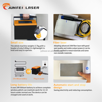 Máquina de Marcado Láser Óptico Portátil JUNFEI 20W, Marcador Láser para Metal, Neumáticos y Logotipos, Fácil de Usar, Grabador de Fechas para Tuberías