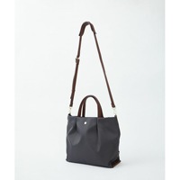 Sac fourre-tout en nylon Legato Largo Japan, fermeture éclair imperméable, sac à bandoulière pour femme, toutes saisons, couleur unie, doublure en polyester