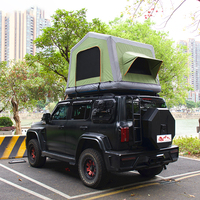 Tenda Atap Tiup untuk Berkemah di Luar Ruangan, Tahan Hujan dan Tahan Panas, Dapat Digunakan di Atap, Air, dan Tanah