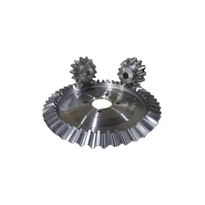 Bevel gear factory drawing design custom cold forge spur bevel gear for mill machine