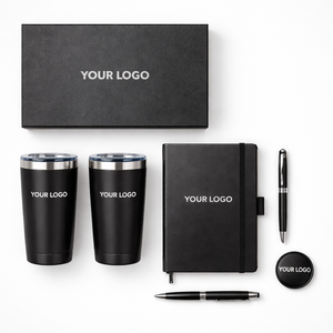 Set de Regalo Corporativo Personalizado: Caja de Regalo para Orador de Eventos con Vaso, Cuaderno, Bolígrafo de Firma y Placa - Product Image 2