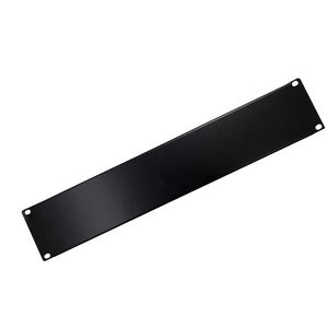 Panel ciego de metal negro de 2U y 19 pulgadas para montaje en rack de servidor - Product Image 1