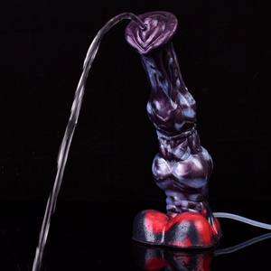 Squirting Realistic Horse <b>Dildo</b> Penis Cock Anal Plug Soft Silicone Ejaculating <b>Dildos</b> G-Spot Orgasm Adult Sex Toys - Product Image 6
