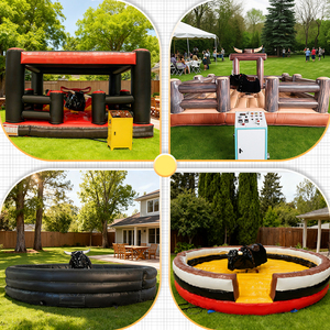 <span class=keywords><strong>Jeux</strong></span> de carnaval <span class=keywords><strong>en</strong></span> plein air de taureau de rodéo gonflable commercial château sautant de tour de taureau mécanique pour les enfants et les adultes - Product Image 6