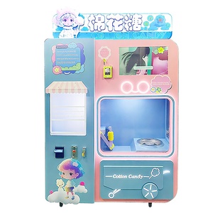 Hoàn toàn tự động đôi kẹo bông Máy bán hàng tự động điều kiện mới thực phẩm bánh ứng dụng cho trái cây nguyên liệu chuẩn bị - Product Image 2