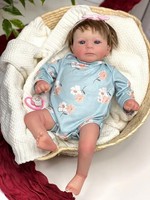 Poupée Reborn réaliste de 19 pouces en vinyle souple, jouet pour enfants, cadeau, vente en gros, personnalisable