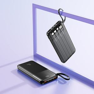 Banco de Energía Portátil con Cable Integrado, Pantalla LED, 10000 mAh, Carga Rápida de 66 W, para Dispositivos Inteligentes - Product Image 5