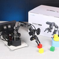 Yahboom Brazo Robótico de Escritorio con IA de 6 Grados de Libertad (DOF), Modelo de Lenguaje Grande, DOFBOT Ultra Compatible con Raspberry Pi 5 y RDK X5