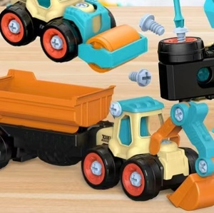 Camion de construction miniatures mignonnes à démonter, modèle 4, assortiment - Product Image 6