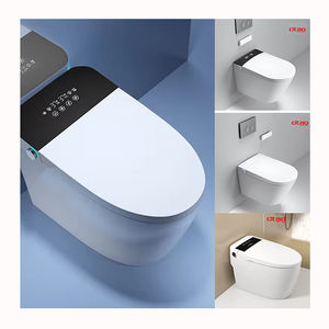 Nouveau design d'aisance occidentale en céramique pour toilettes et accessoires pour toilettes et salles de bains ensemble de cuvettes de toilette intelligentes suspendues au mur - Product Image 3