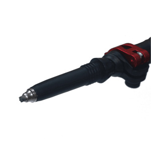 Carbon Fiber Trekking Poles <b>3</b> Section External Locking Anti Slip Hiking Walking Sticks Red And Green - Product Image 4