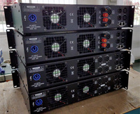 AMPLIFICADOR DE POTENCIA profesional, 4 canales, 1300W, procesador de audio digital dsp, control de software, amplificador de Clase d