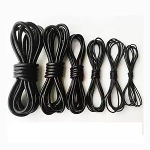 Leather <b>Rope</b> Cord Round Black And Brown Traditional Chinese Style DIY Accessories For Necklace <b>Bracelet</b> Pendant Hanging - Product Image 4