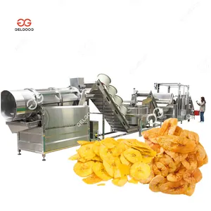 기계를 만드는 자동적인 감자 및 질경이 공정 라인 가격 생산 바나나 칩