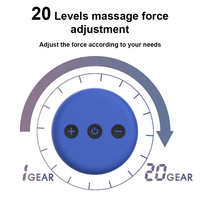Benutzer definierte abs Stimulator Silikon gürtel Männer Bauch Taille Trainer ems Massage Schlankheit gürtel Vibrator
