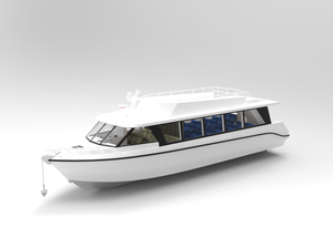 Casco de aluminio soldado de 15m, barco de pasajeros, barco comercial, yate turístico, barco de lujo - Product Image 6