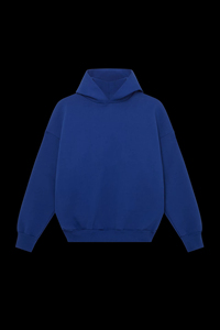 Custom 500gsm Heavy Cotton Hoodie Oversized Drop Shoulder Streetwear Cropped Hoodies for Men 50% Cotton 50% Polyester for Winter - Product Image 2