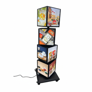 Energy Saving Indoor LED Display <b>Light</b> Box Movable <b>Cube</b> Design for Retail Store & Supermarket Advertising Signboard Exhibition - Product Image 2