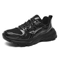 Nouvelles baskets mode argentées métallisées pour hommes et femmes, style rétro chunky, respirantes en maille, pour la marche, athlétiques, décontractées, streetwear